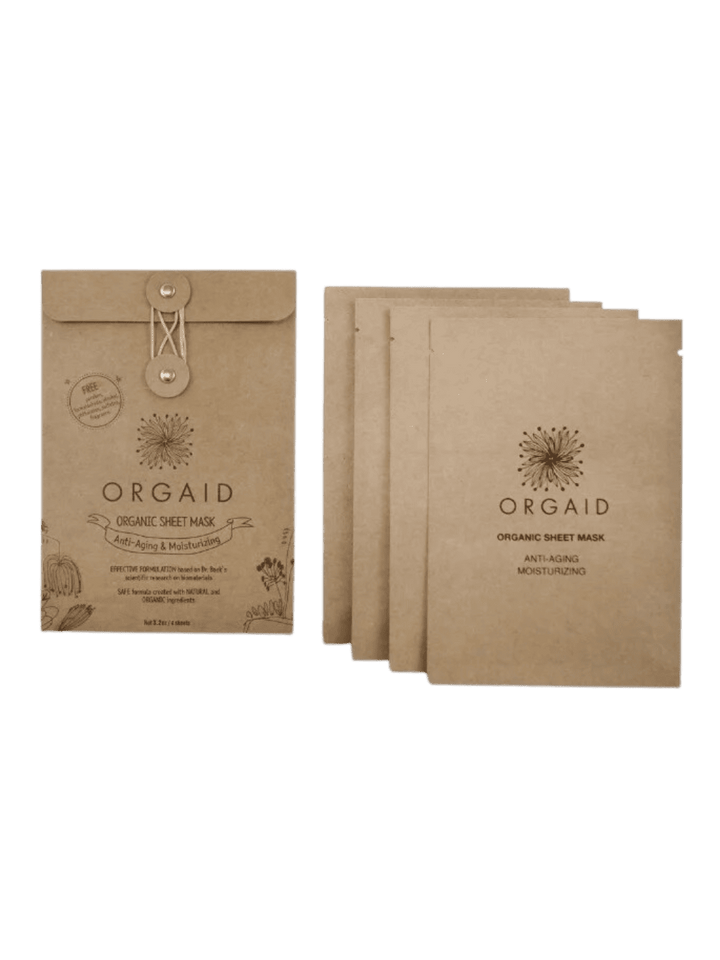 ORGAID Anti-Aging & Moisturizing Organic Sheet Mask (4-Pack) | Twentyseven Toronto