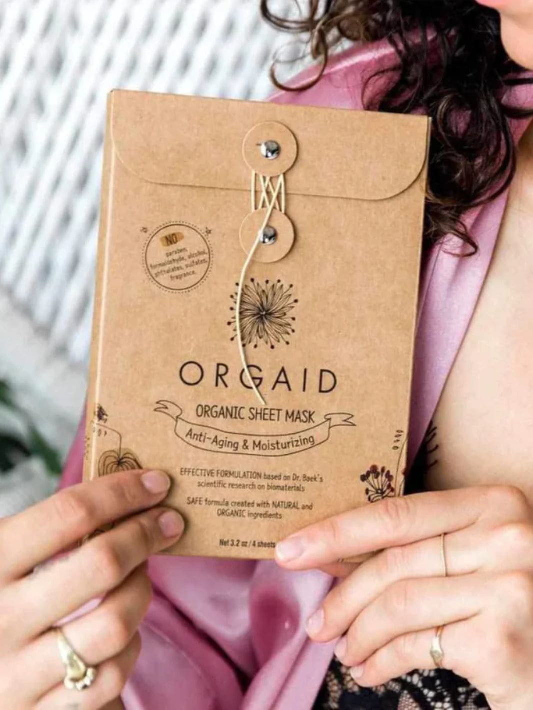 ORGAID Anti-Aging & Moisturizing Organic Sheet Mask (4-Pack) | Twentyseven Toronto