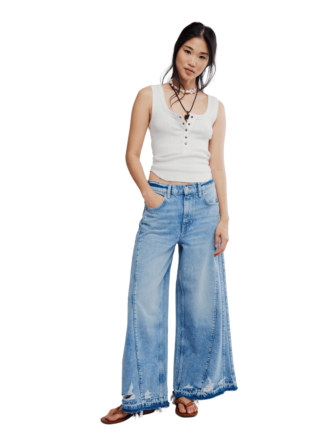 Free People Apollo Wide Leg in Streamline | Twentyseven Toronto