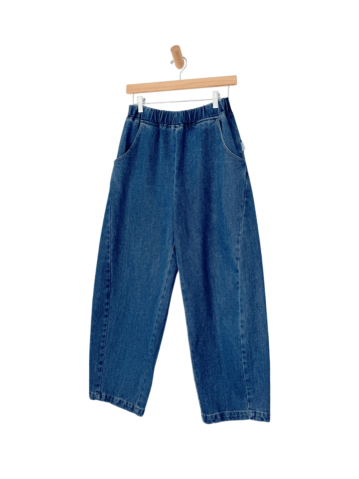 Le Bon Shoppe Arc Pants in Blue Denim | Twentyseven Toronto