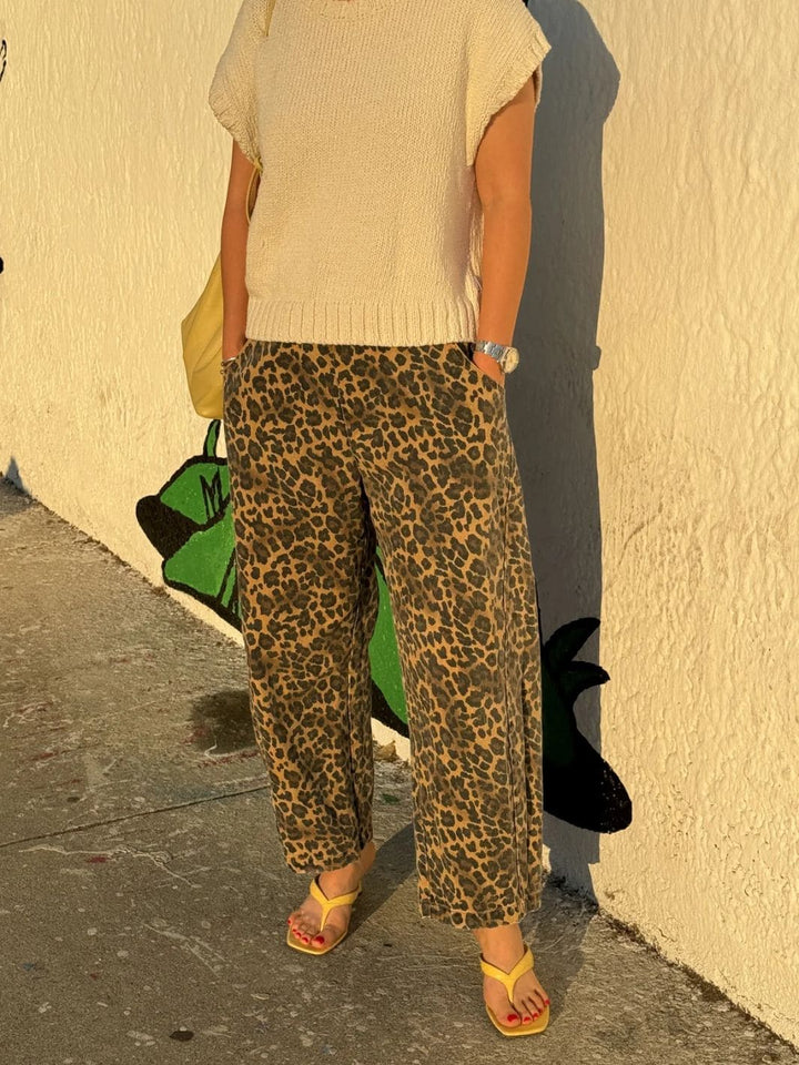 Arc Pants - Leopard