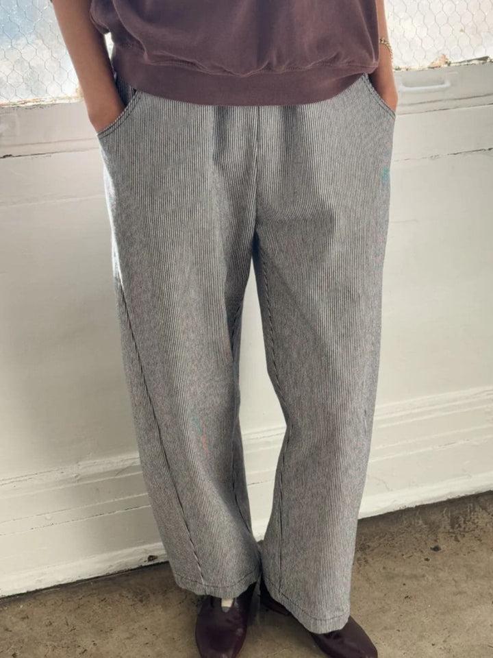 Le Bon Shoppe Arc Pants in Navy Stripe | Twentyseven Toronto