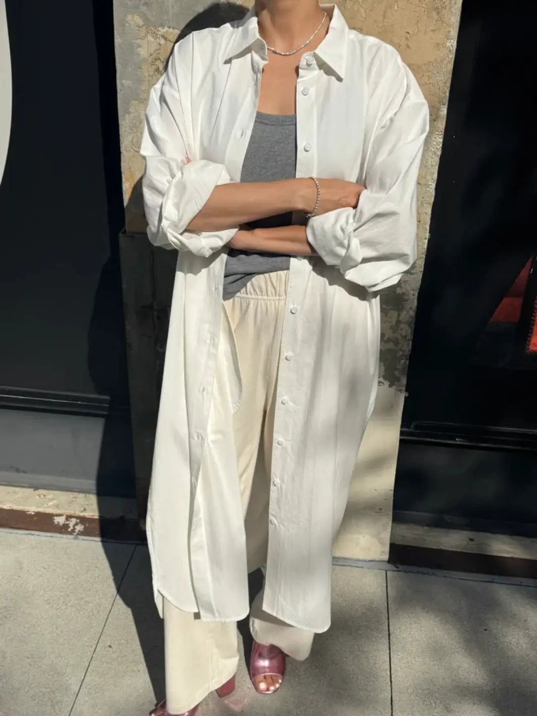 Artist Long Shirt - White