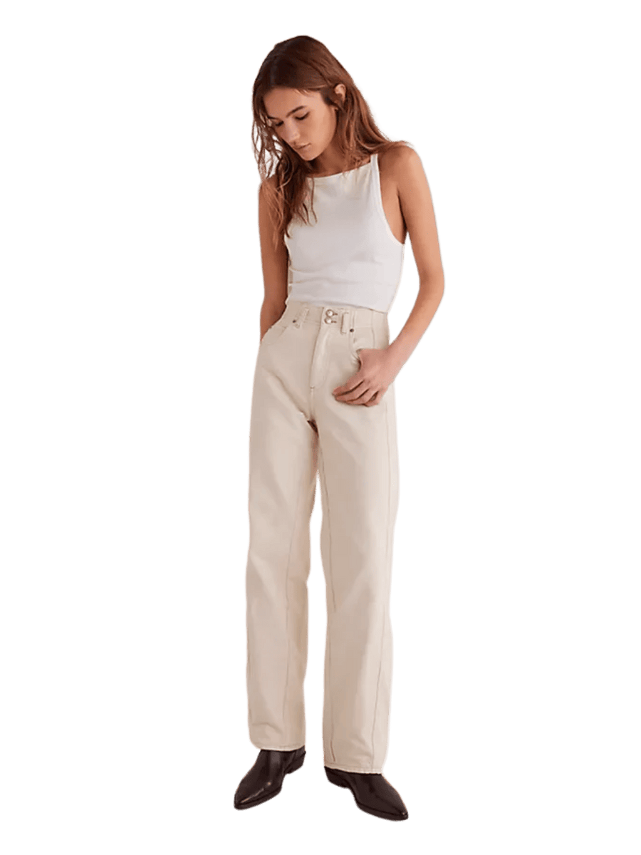 We the Free by Free People Aster Straight-Leg Jeans in Cream | Twentyseven Toronto