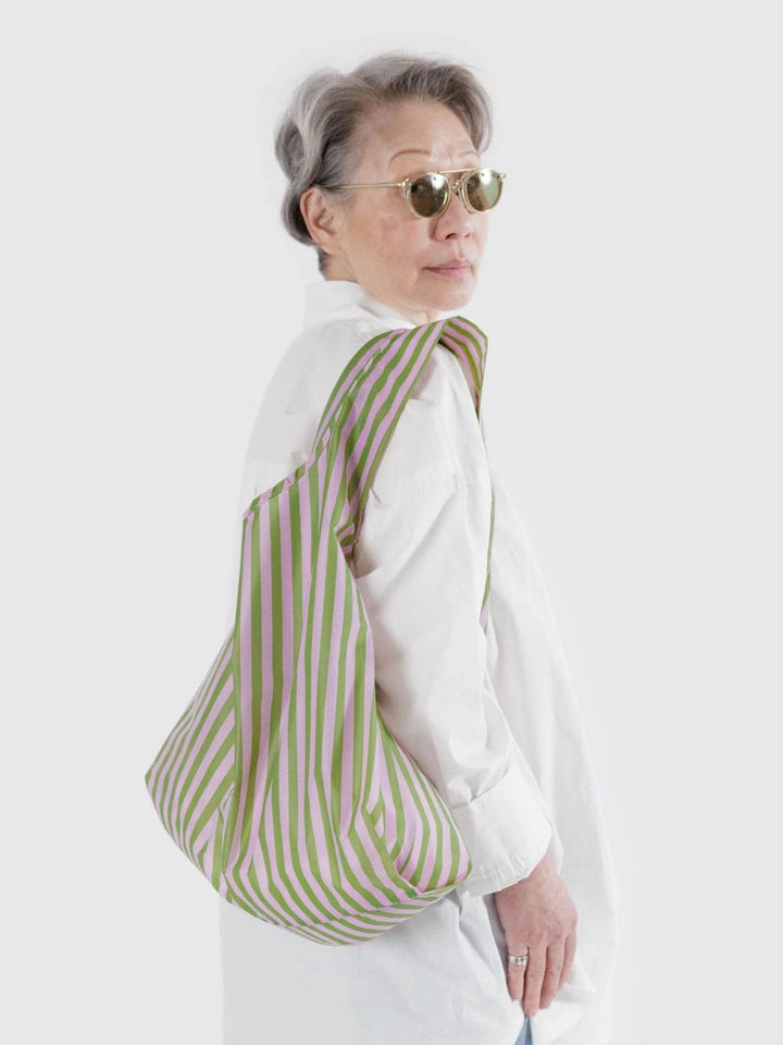 Twentyseven Toronto - BAGGU Avocado Candy Stripe Bag