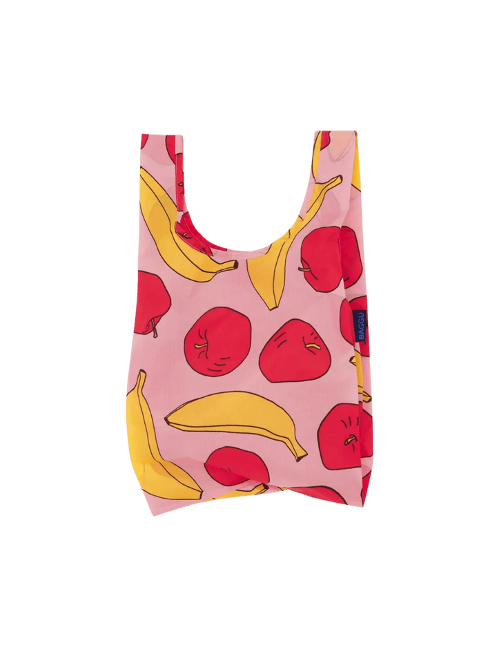 BAGGU Baby Baggu Light Pink Apples & Bananas Bag | Twentyseven Toronto