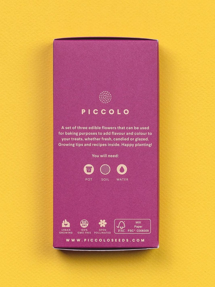 Piccolo Seeds Baking With Flowers Seed Mix | Twentyseven Toronto