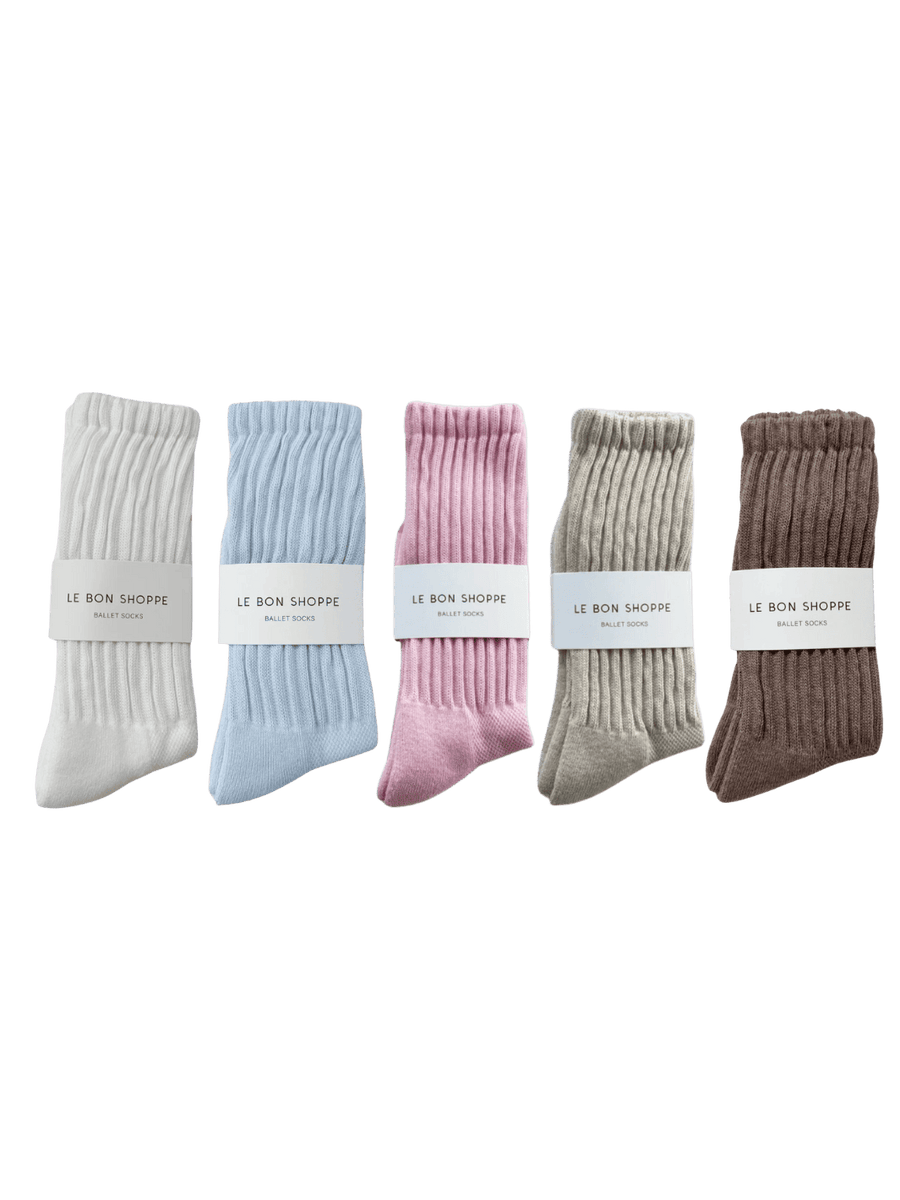 Le Bon Shoppe Ballet Socks Best-Sellers Set - Pack of 5 | Twentyseven Toronto