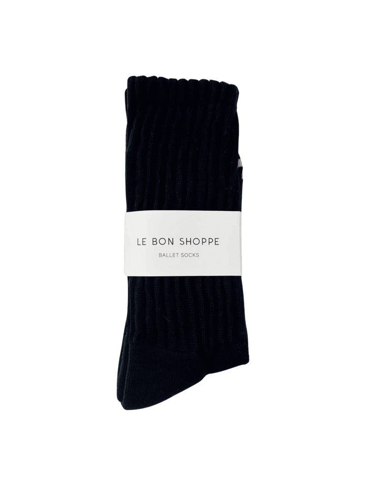 Le Bon Shoppe Ballet Socks - Black | Twentyseven Toronto