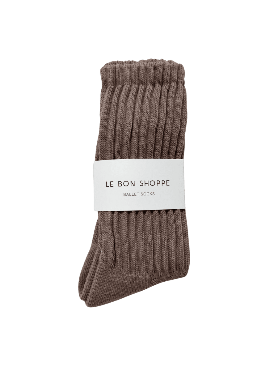 Le Bon Shoppe Ballet Socks - Mocha Mousse | Twentyseven Toronto