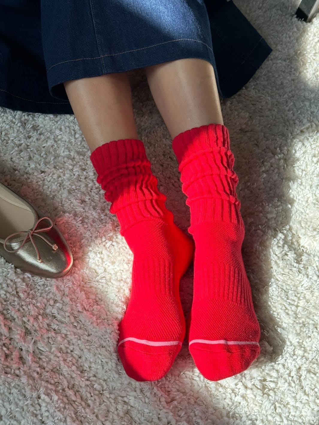 Le Bon Shoppe Ballet Socks - Strawberry | Twentyseven Toronto