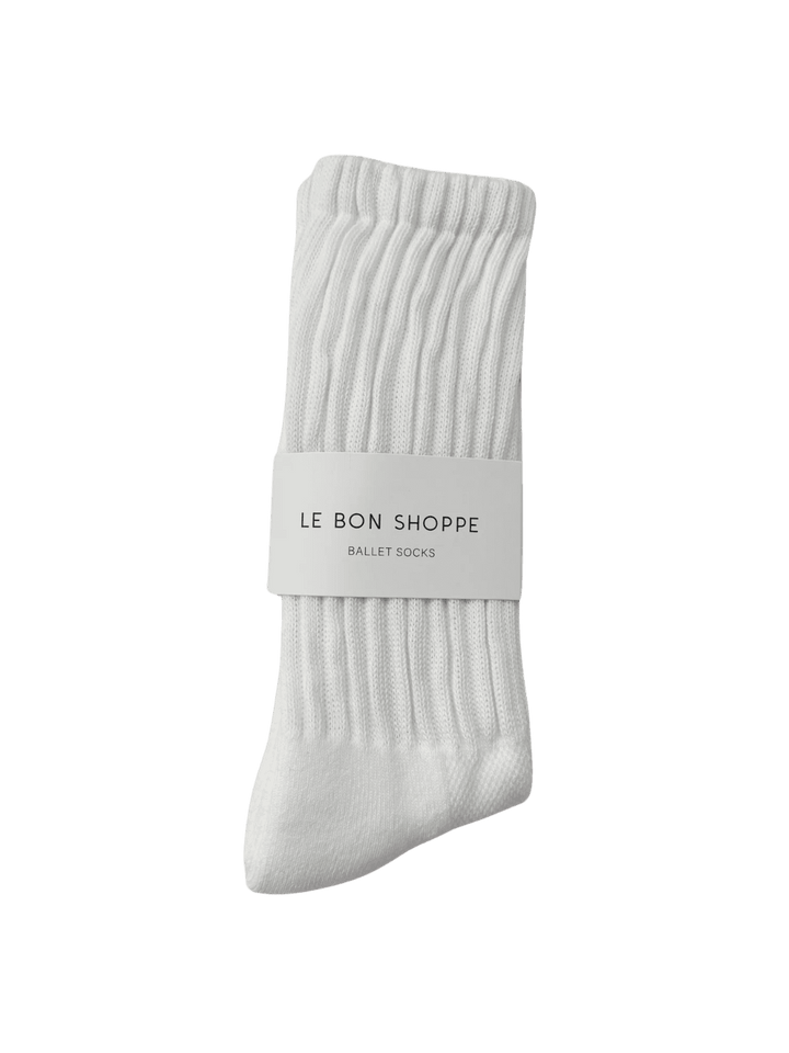 Le Bon Shoppe Ballet Socks - White | Twentyseven Toronto