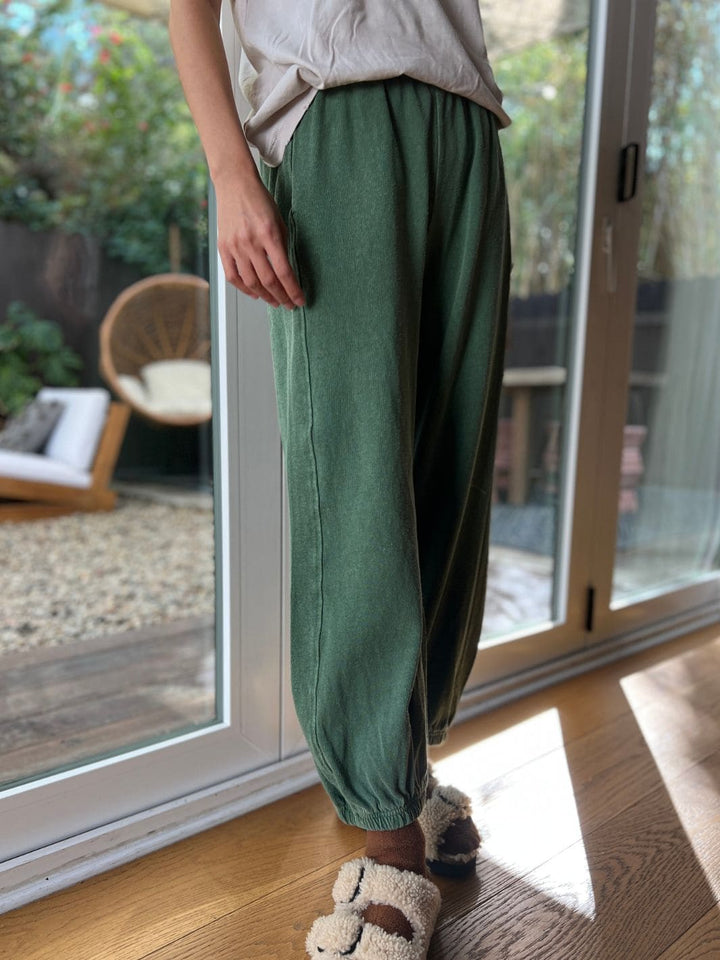 Le Bon Shoppe Balloon Pants in Basil | Twentyseven Toronto