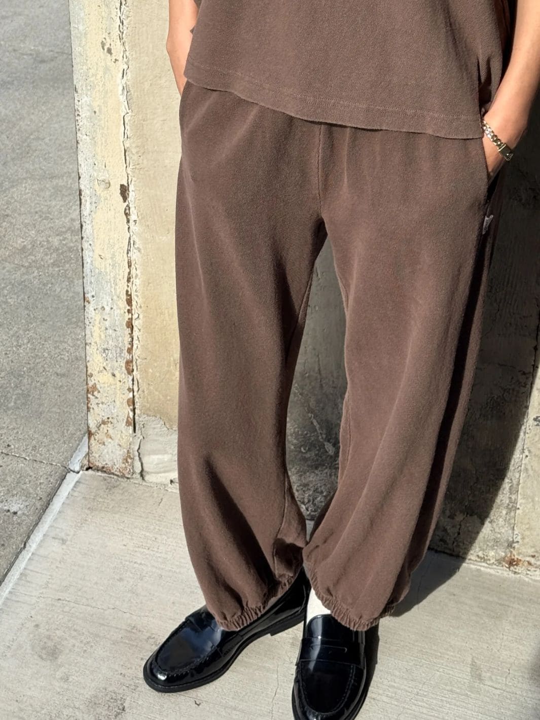 Le Bon Shoppe Balloon Pants in Chocolate | Twentyseven Toronto