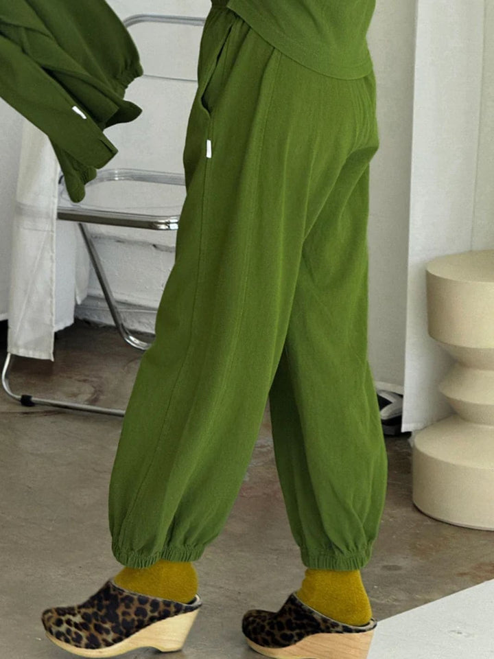Le Bon Shoppe Balloon Pants in Collard Green | Twentyseven Toronto