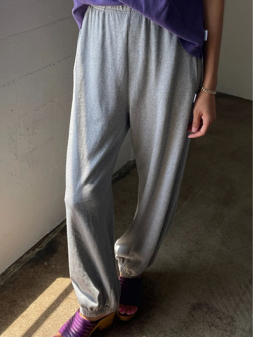 Le Bon Shoppe Balloon Pants - Ht. Grey | Twentyseven Toronto