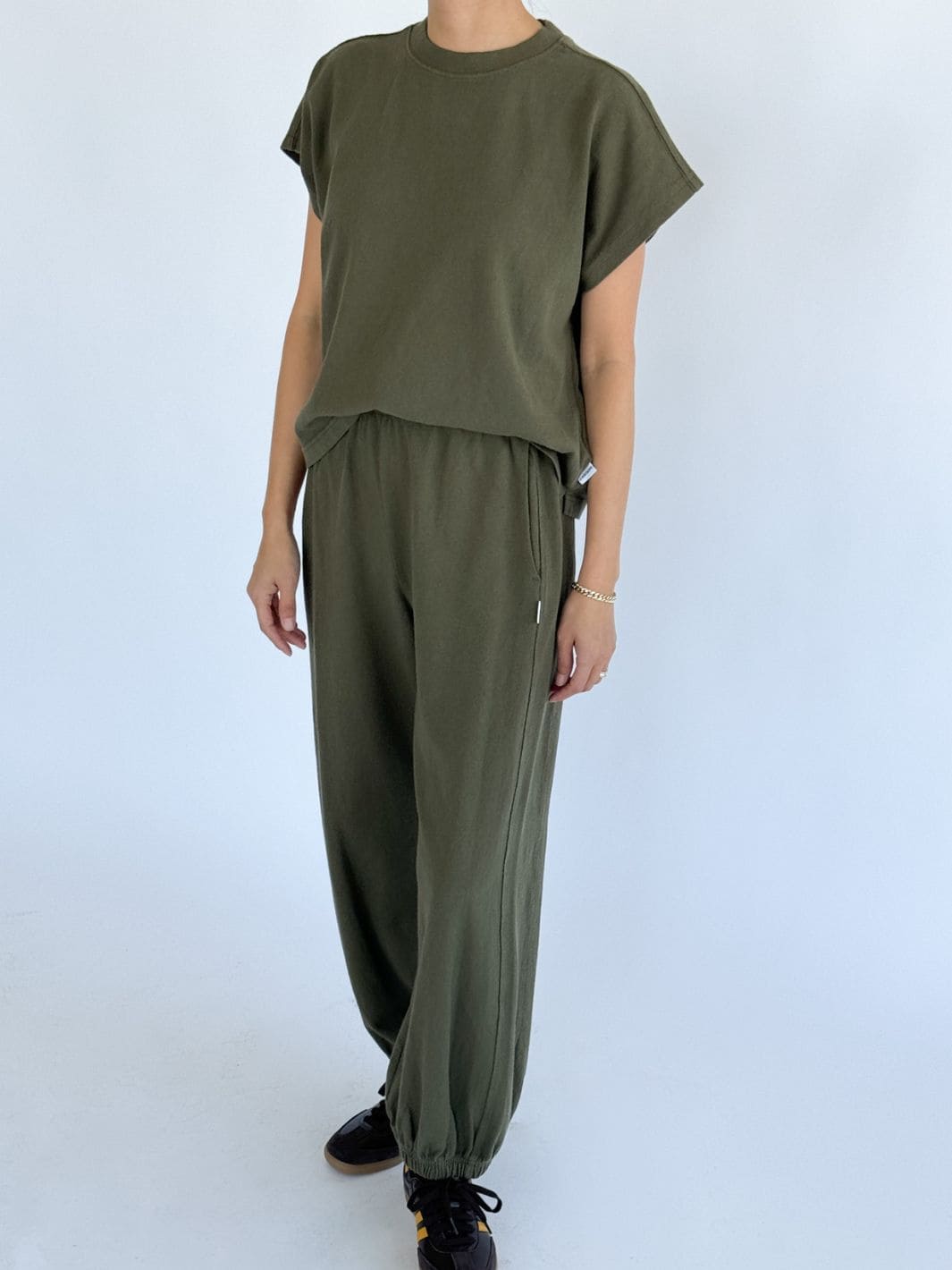 Le Bon Shoppe Balloon Pants in Olive | Twentyseven Toronto