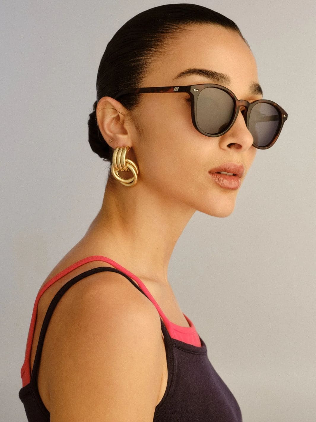Badens ウッディ Le Specs Bandwagon Sunglasses in Matte Tort | Twentyseven Toronto
