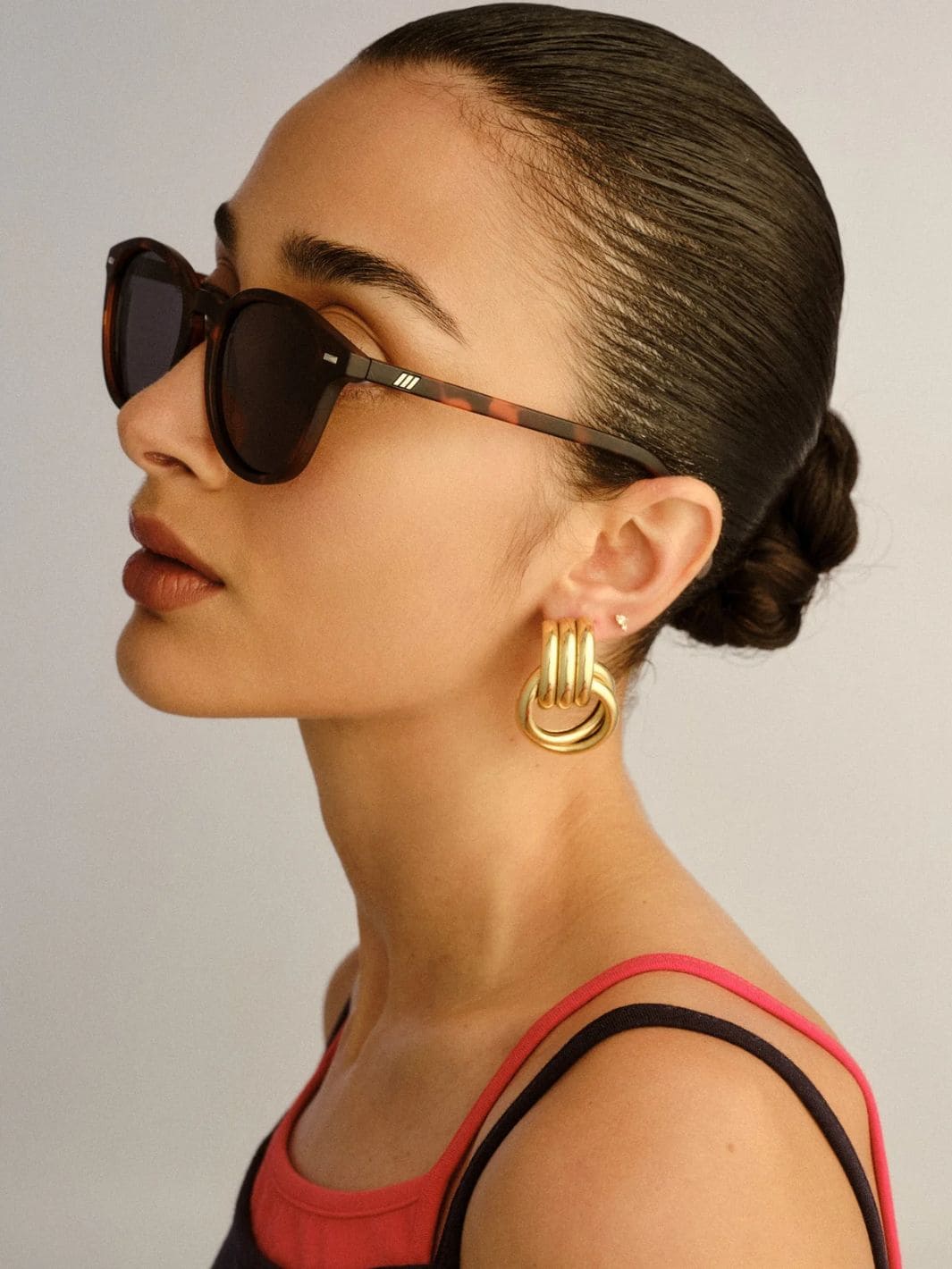 Le Specs Bandwagon Sunglasses in Matte Tort | Twentyseven Toronto