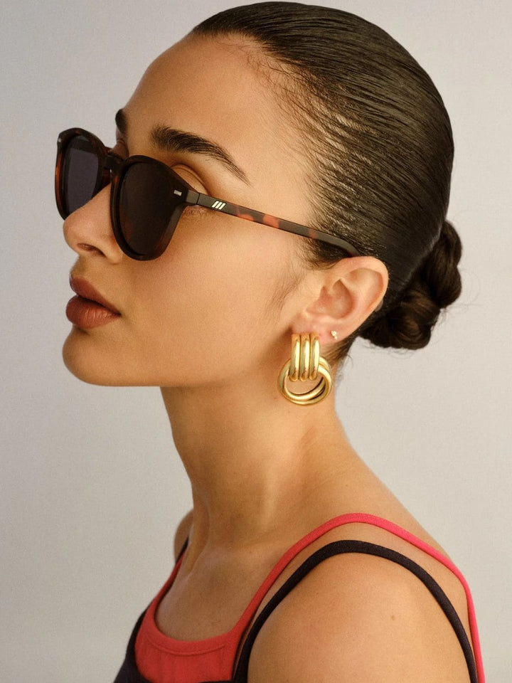 Le Specs Bandwagon Sunglasses in Matte Tort | Twentyseven Toronto