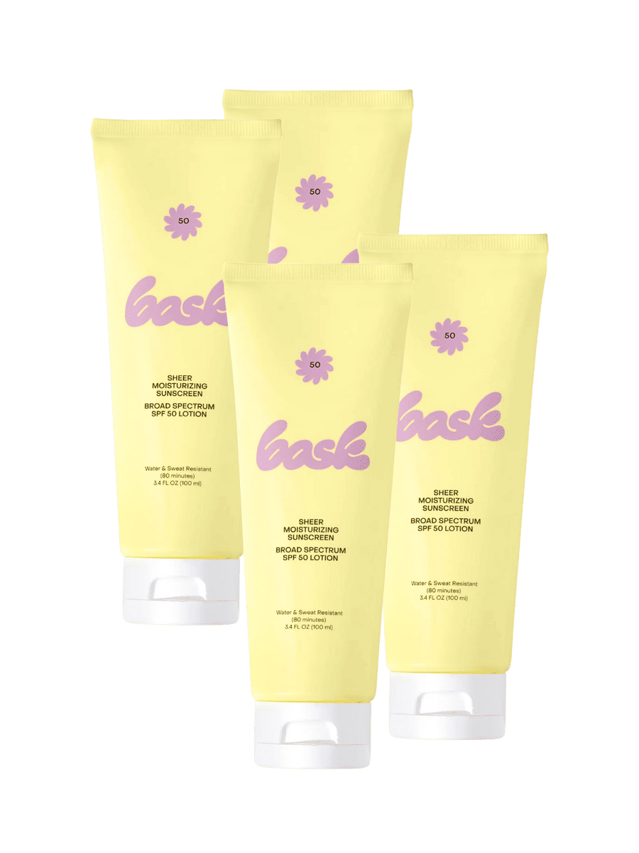 Bask Suncare SPF 50 Lotion 4-Pack | Twentyseven Toronto