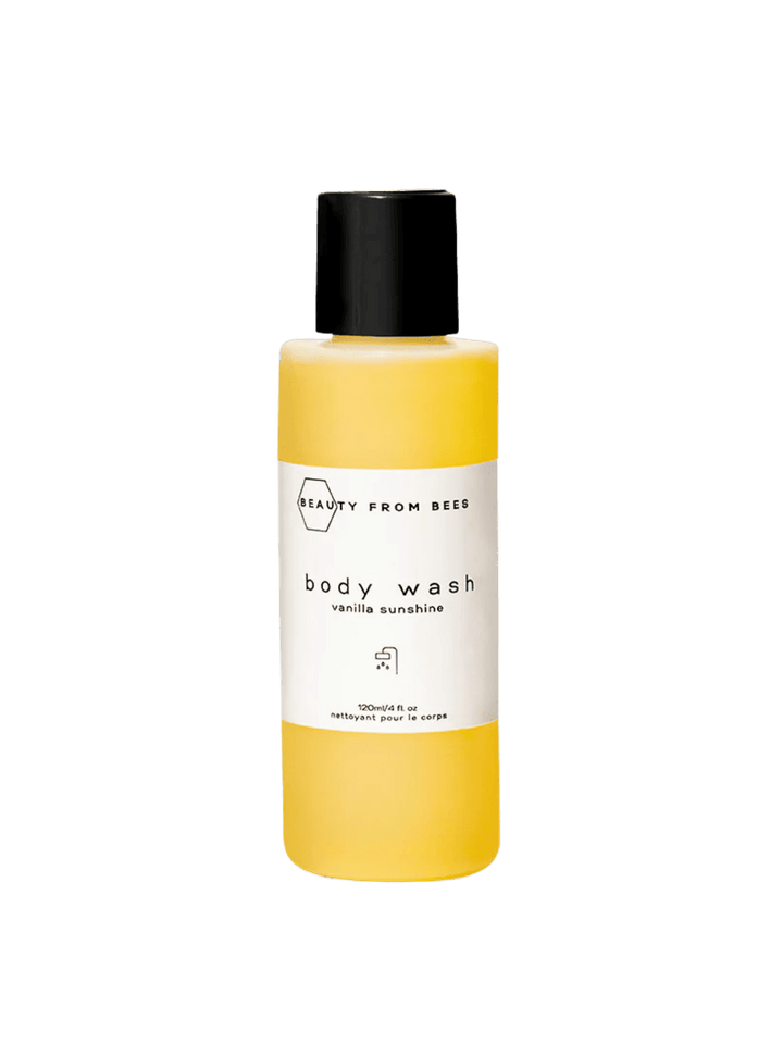 Beauty from Bees Body Wash | Twentyseven Toronto | Yellow bottle Beauty from Bees Body Wash