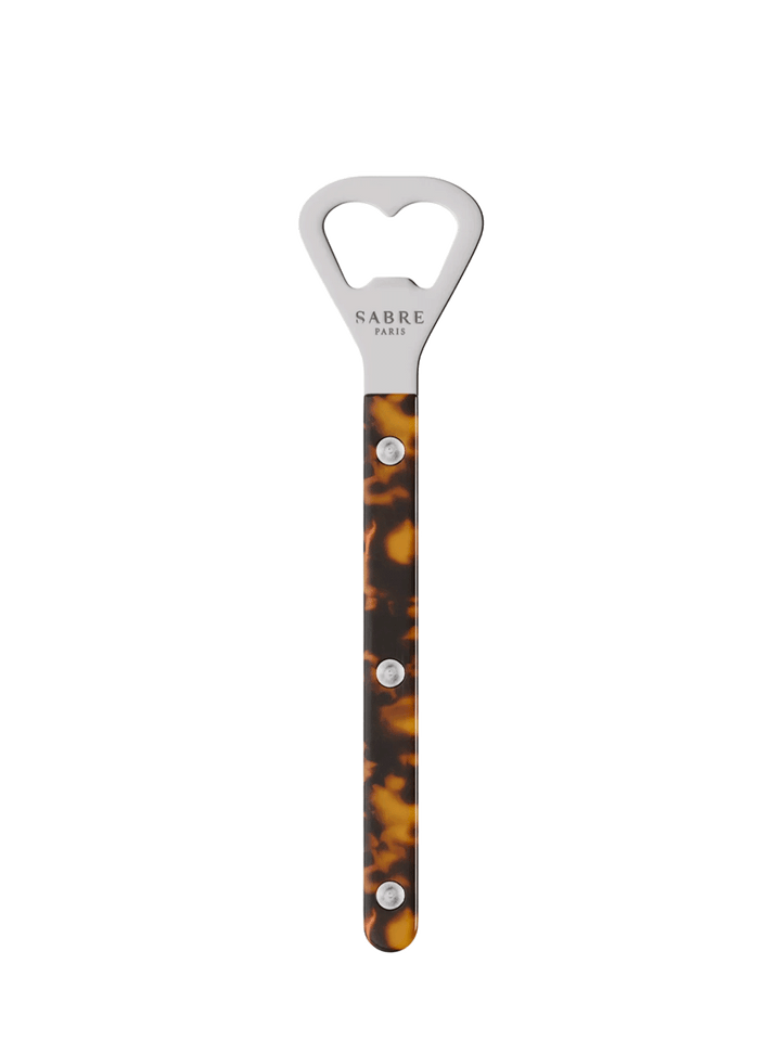 Sabre Bistrot Solid Shiny Bottle Opener - Faux Tortoise | Twentyseven Toronto