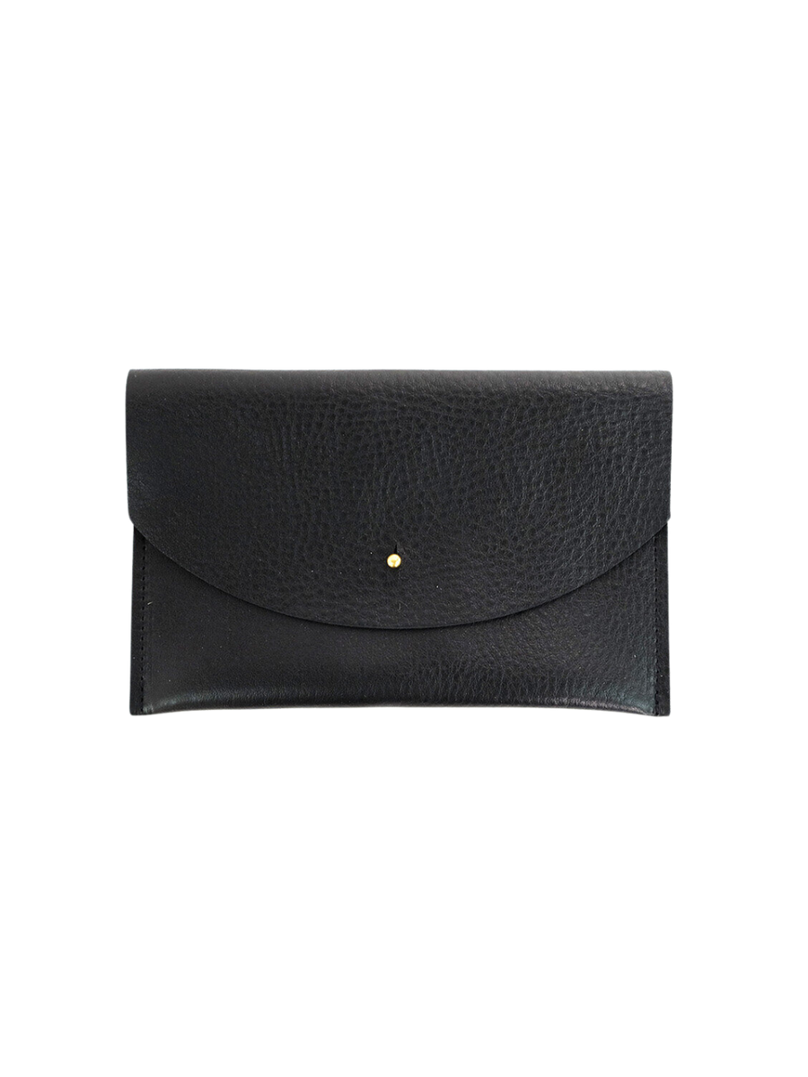 Primecut Black Leather Envelope Pouch | Twentyseven Toronto