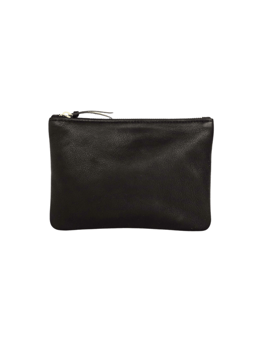 Primecut Black Leather Zipper Pouch | Twentyseven Toronto