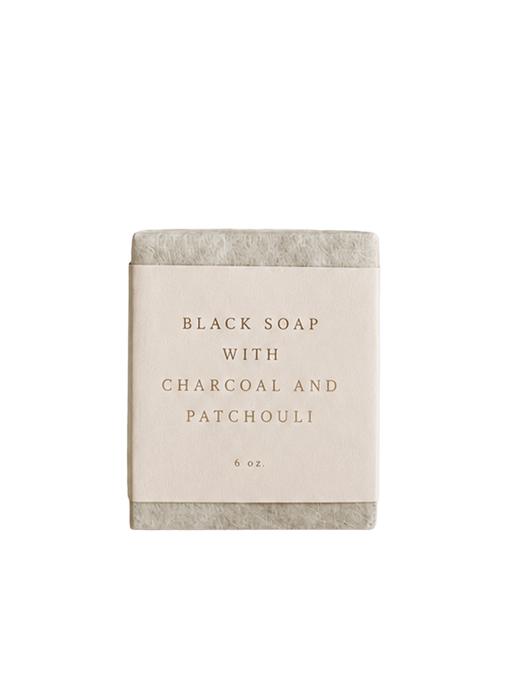 SAIPUA Black Soap with Charcoal and Patchouli | Twentyseven Toronto