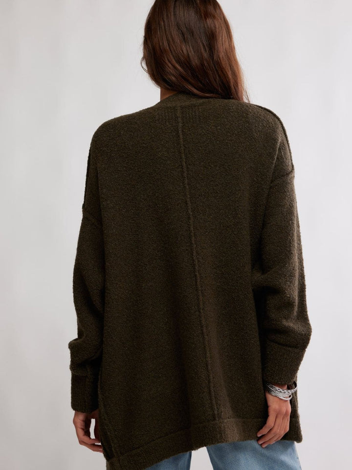 Free People We the Free Blazing Cardi in Dark Green | Twentyseven Toronto
