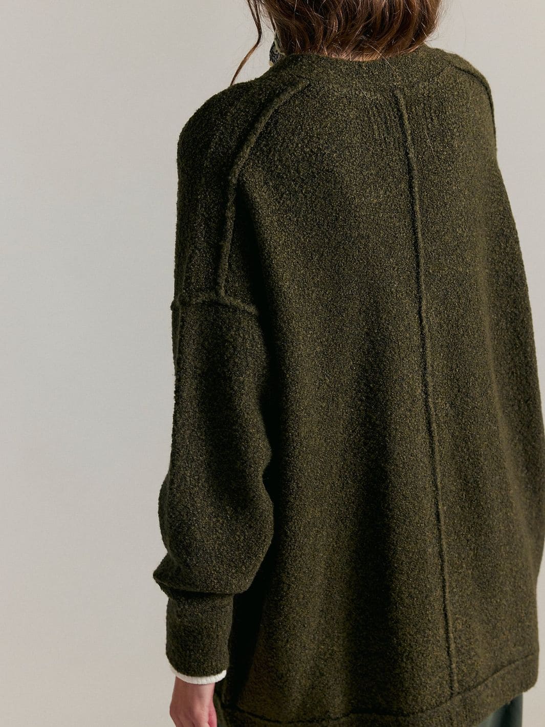 Free People We the Free Blazing Cardi in Dark Green | Twentyseven Toronto