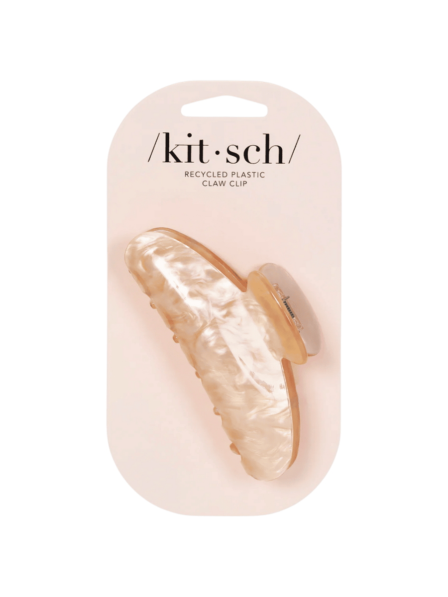 KITSCH Eco-Friendly Blonde Marble Claw Clip | Twentyseven Toronto