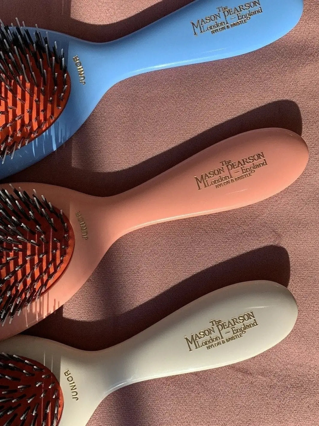 Pastel Pink Boar Bristle & Nylon Mix Mason Pearson Hair Brush
