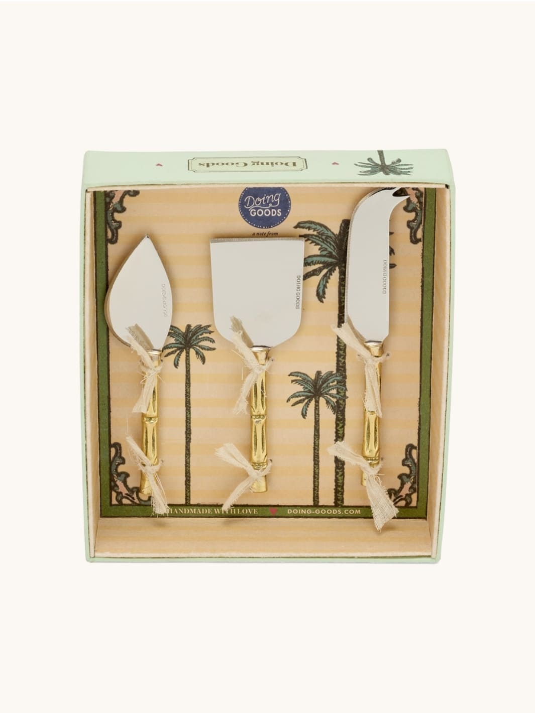 Doing Goods Bodhi Bamboo Cheese Set Giftbox | Twentyseven Toronto
