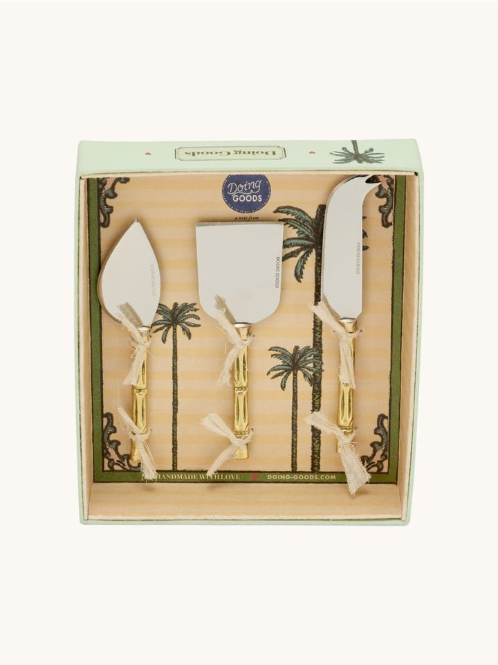 Doing Goods Bodhi Bamboo Cheese Set Giftbox | Twentyseven Toronto