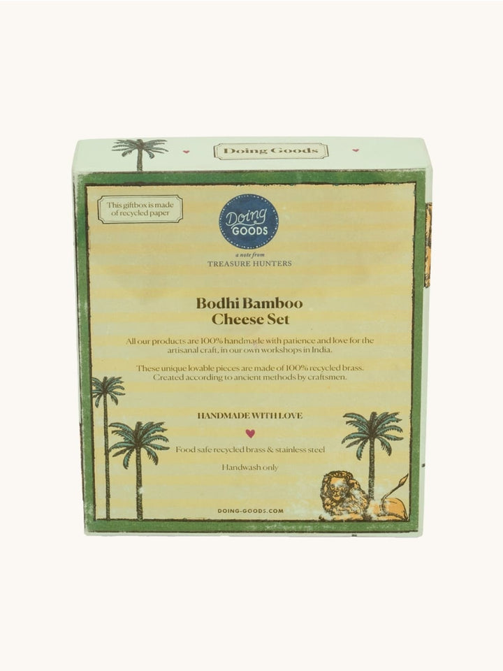 Doing Goods Bodhi Bamboo Cheese Set Giftbox | Twentyseven Toronto