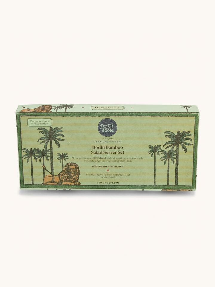 Doing Goods Bodhi Bamboo Salad Server Set in Giftbox | Twentyseven Toronto