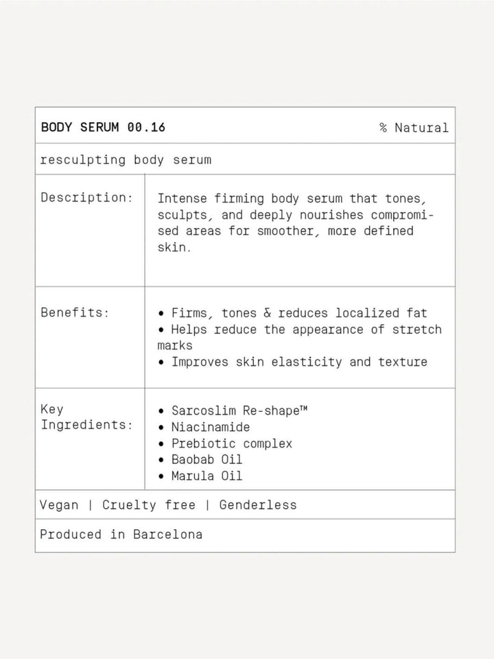 Midnight Cosmetics Body Serum 00.17, 50ml | 1.69 Fl.Oz. | Twentyseven Toronto