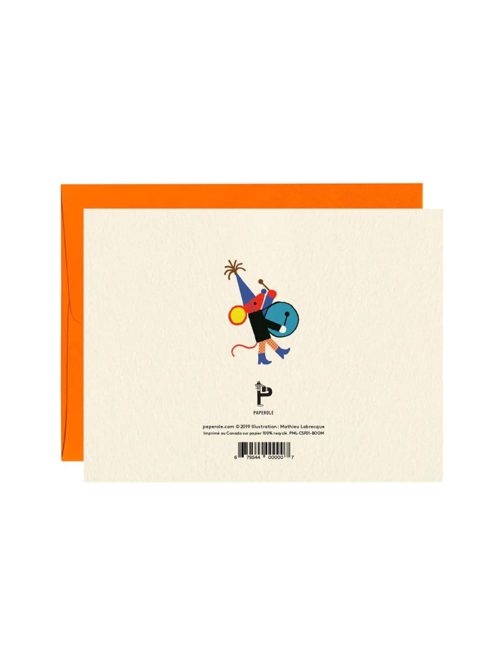 Paperole BOOM — Greeting Card by Mathieu Labrecque | Twentyseven Toronto