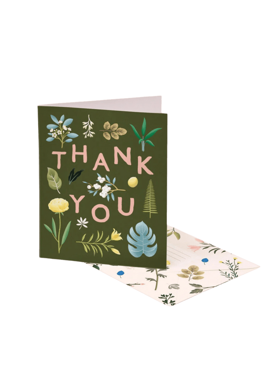Clap Clap Design Botanical Thank You Card | Twentyseven Toronto