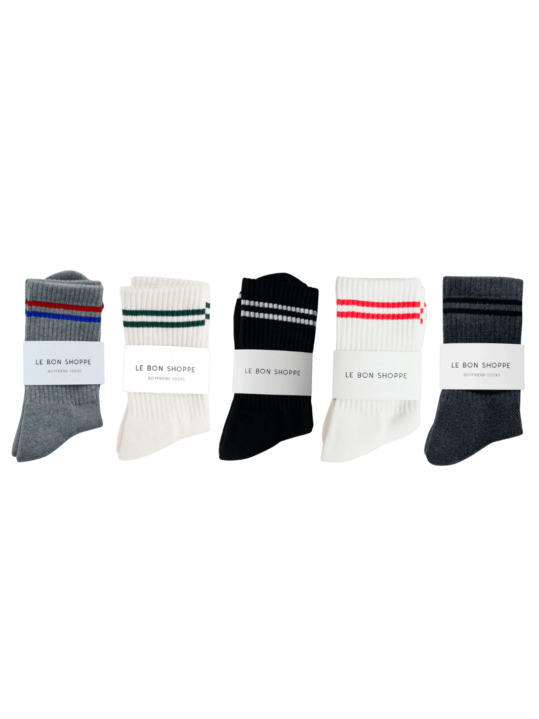 Le Bon Shoppe Boyfriend Basics Sock Set - Pack of 5 | Twentyseven Toronto