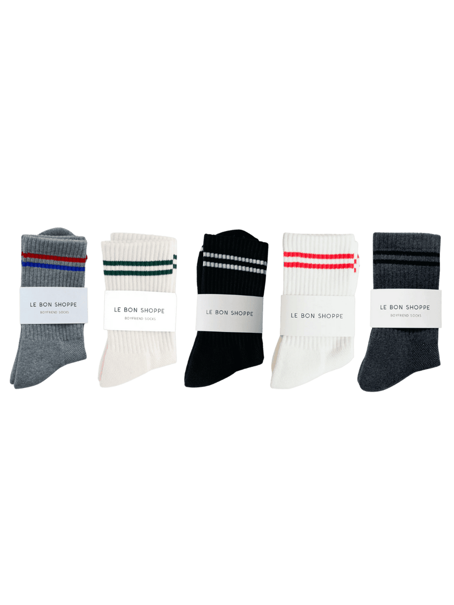 Le Bon Shoppe Boyfriend Basics Sock Set - Pack of 5 | Twentyseven Toronto