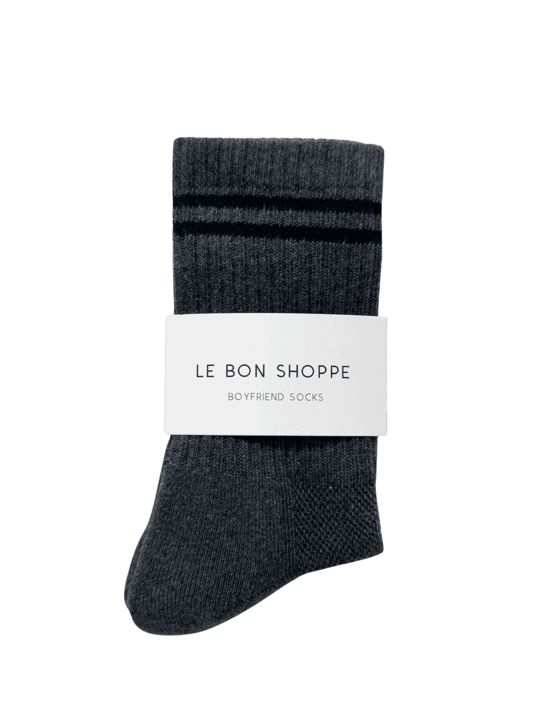 Le Bon Shoppe Boyfriend Socks - Charcoal | Twentyseven Toronto