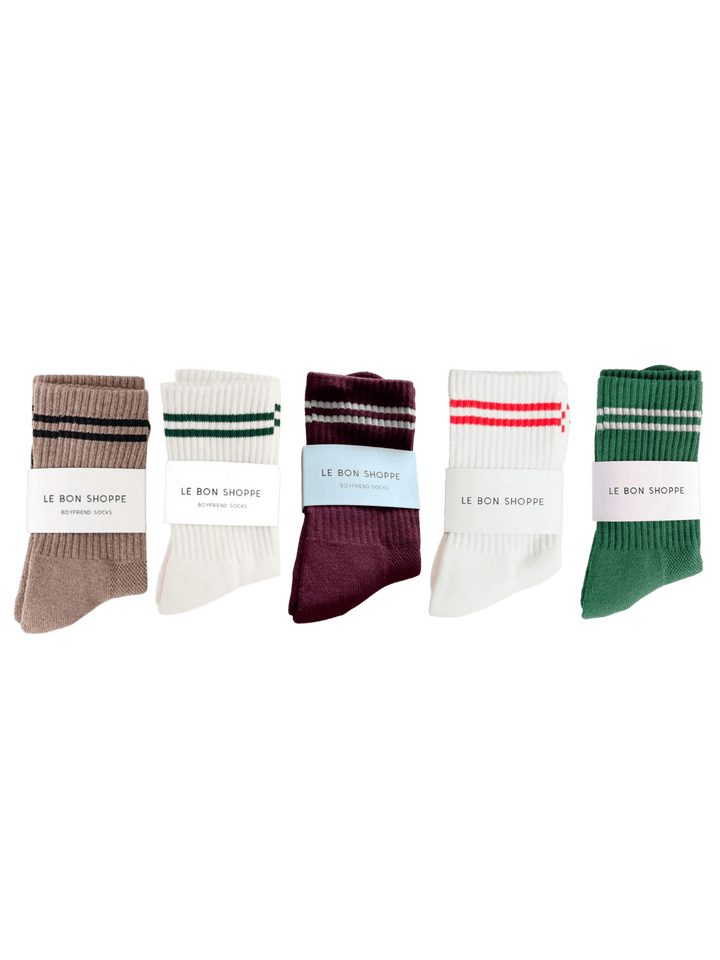 Le Bon Shoppe Boyfriend Sock Holiday Set - Pack of 5 | Twentyseven Toronto