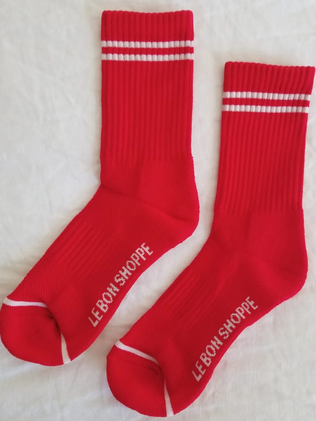 Le Bon Shoppe Boyfriend Socks - Red | Twentyseven Toronto