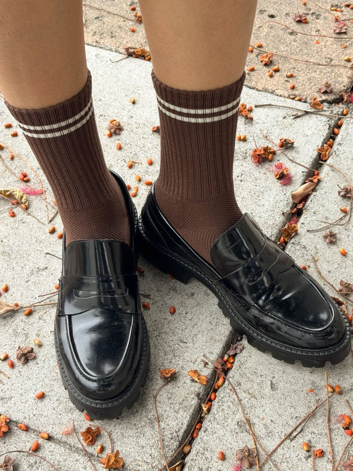 Le Bon Shoppe Boyfriend Socks - Wood | Twentyseven Toronto
