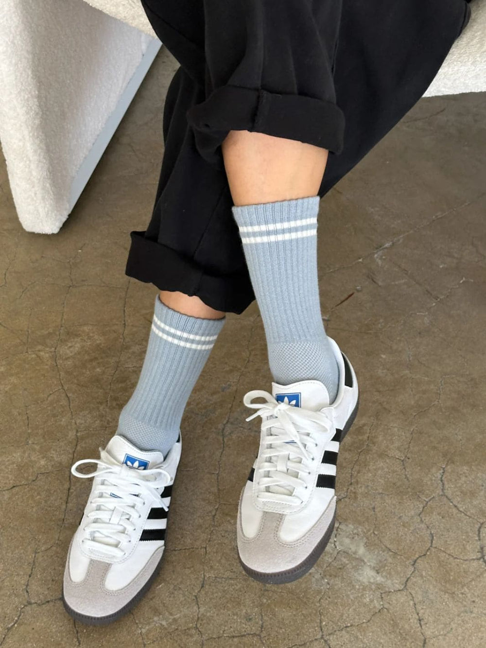 Twentyseven Toronto - Le Bon Shoppe Boyfriend Socks - Blue Grey