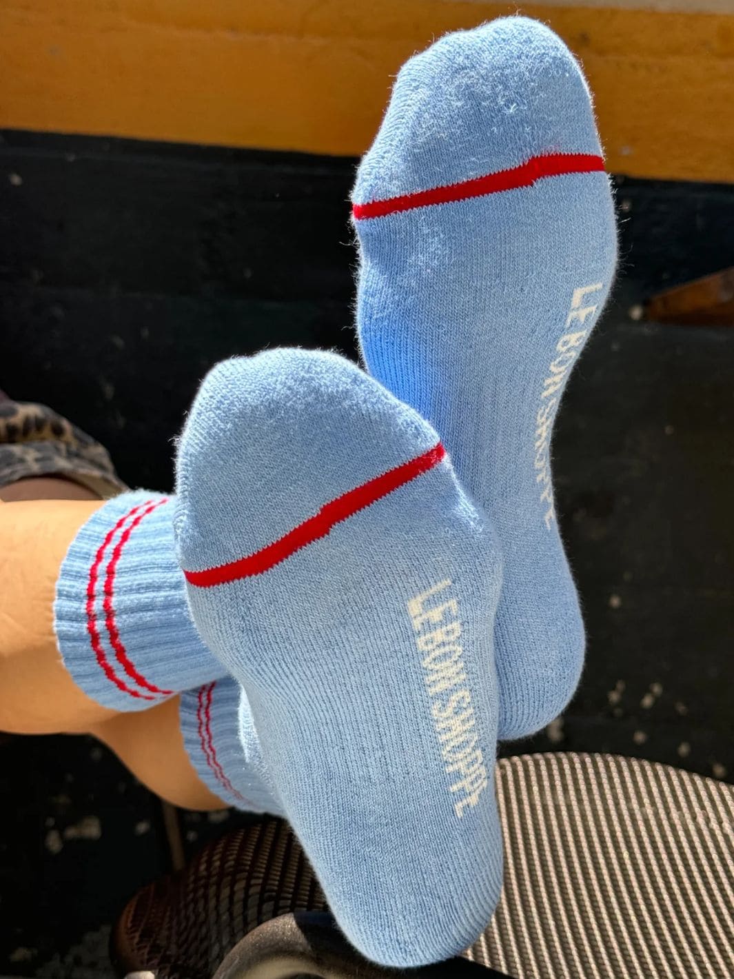 Le Bon Shoppe Boyfriend Socks - Ciel Blue | Twentyseven Toronto