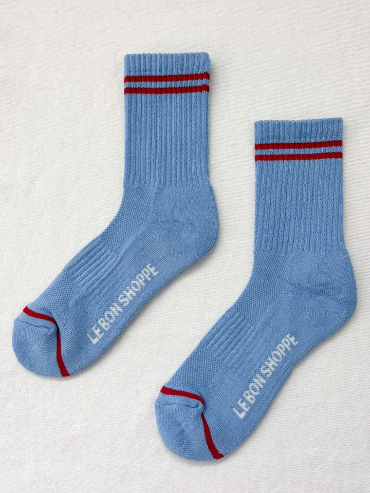 Le Bon Shoppe Boyfriend Socks - Ciel Blue | Twentyseven Toronto